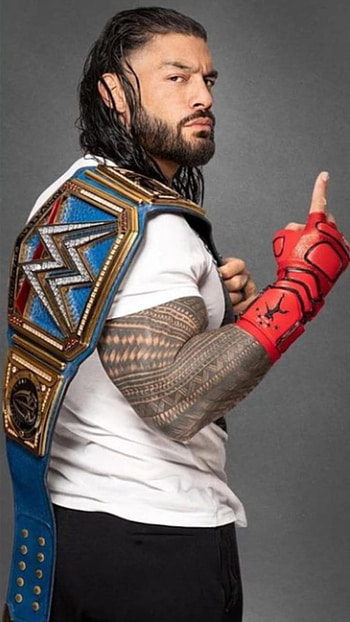 Roman Reigns, art, chest HD phone wallpaper