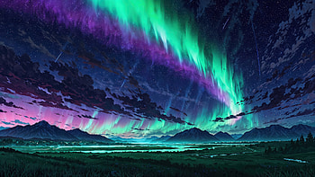 Sky Aurora Clouds, aurora, northern-lights, clouds, artist, artwork, digital-art HD wallpaper