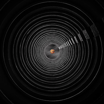 Sky, Circles, Minimalism, Balloon, Symmetry, Tunnel HD phone wallpaper
