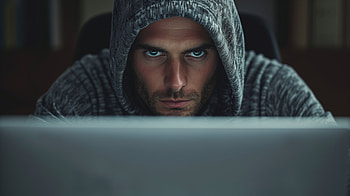 Mysterious Hacker -, hacker, man HD wallpaper