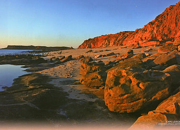 Cape Leveque Australia, wet, cliffs, red, bay, water HD wallpaper