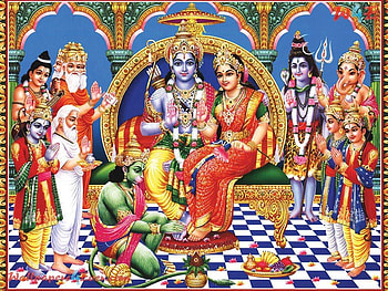 Shri Ram Darbar HD wallpaper