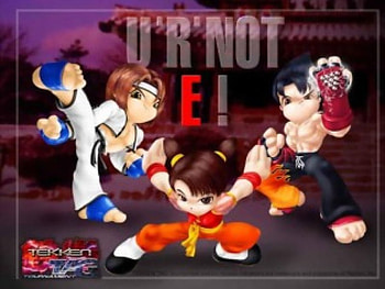 tekken, xiao, cartoon, hwoarang, jin, funny HD wallpaper