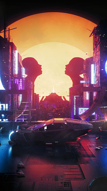 Blade Runner 2049 sci-fi car, Sony Xperia HD phone wallpaper