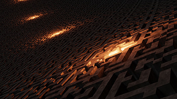 Structure, 3D, Glow, Confused, Intricate, Maze HD wallpaper