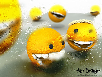 Funny balls, balls, funny HD wallpaper