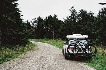 Auto, Nature, Cars, Journey, Bicycle HD wallpaper