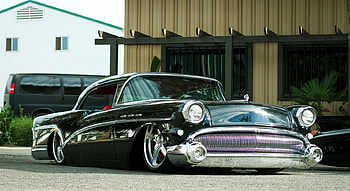 1957 Buick Lowrider, customised, buick, car, oldie, vintage, lowrider HD wallpaper