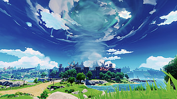 Genshin Impact Scenic Video Game, video game, Genshin Impact HD wallpaper