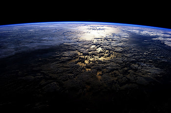 Universe, Dark, Surface, Planet, Islands HD wallpaper