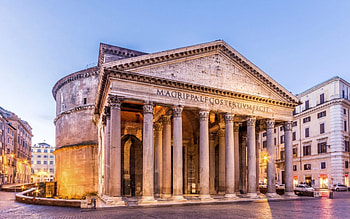 Pantheon architectural marvel, Iconic Roman structure, Roman Empire, Classical history HD wallpaper