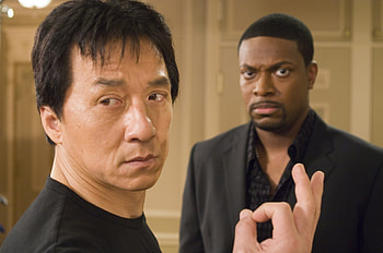 Rush Hour movies, Chris Tucker, Action-packed comedy, Dynamic duo HD wallpaper