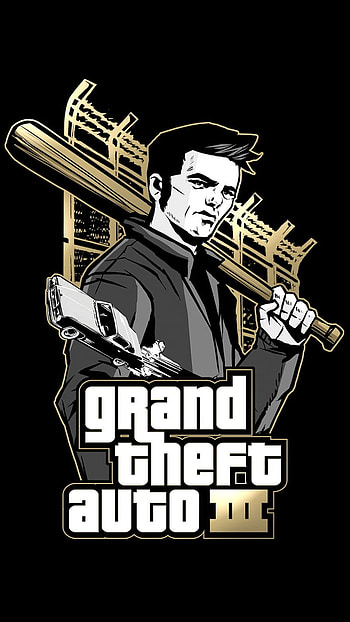 GTA III Noir — Black & White , Grand Theft Auto, Black & White HD phone wallpaper