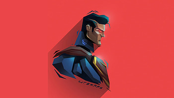 Superman Minimalism, superman, superheroes, artwork, artist HD wallpaper