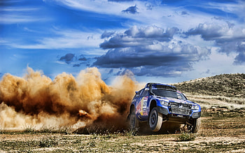 Volkswagen Dakar, Rally Raid HD wallpaper