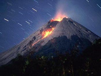 Natural Wonder, valcano, fire, lava, mountain HD wallpaper