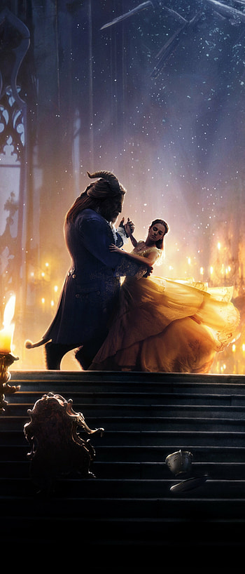 Beauty and the Beast animation, Movie beauty, Iconic dance, Magical soundtrack HD phone wallpaper