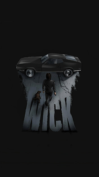 John Wick, Movie, Dark, Fan Art, , , Background, Cd3a66, John Wick Car HD phone wallpaper