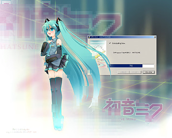 Uninsatalling, sad, twintails, crying, hatsune-miku, vocaloid, long hair HD wallpaper