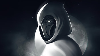 Moon Knight Monochrome , moon-knight, superheroes, tv-shows, artstation HD wallpaper