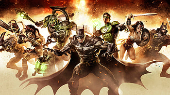 Infinite Crisis, infinite-crisis, games, batman, wonder-woman, green-lantern HD wallpaper