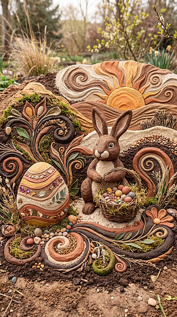 easter bunny, easter egg HD phone wallpaper