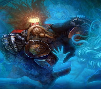 King Of The Dead, crown, female ghosts, fantasy, armour HD wallpaper