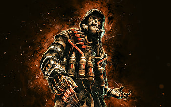 Scarecrow, , brown neon lights, supervillain, DC Comics, Dr Jonathan Crane, Scarecrow HD wallpaper
