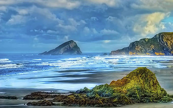 Landscape, Sea HD wallpaper