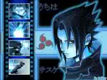 sasuke, naruto, anime, lighting HD wallpaper