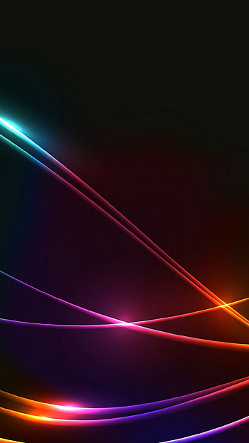 Neon , Dark and colorful, Glowing shine, Abstract lines HD phone wallpaper