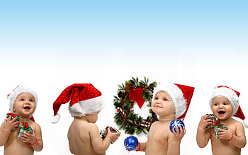 Holidays, Children, New Year, Christmas, Xmas HD wallpaper