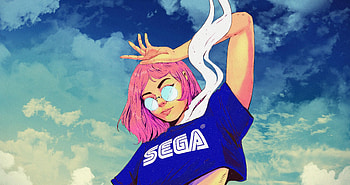Sega Stylish Girl, sega, artist, artwork, digital-art HD wallpaper