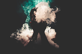 Smoke, Dark, Hands, Human, Person, Colorful Smoke, Multicolored Smoke HD wallpaper