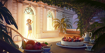 The cake, sweet, anastasia fedoseeva, food, cake, fantasy HD wallpaper