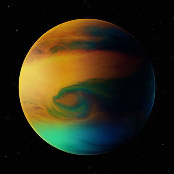 Abstract, Universe, Divorces, Multicolored, Motley, Paint, Ball HD phone wallpaper