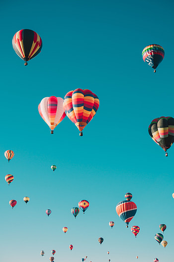 Sky, Balloons, Miscellanea, Miscellaneous, Multicolored, Motley, Flight HD phone wallpaper
