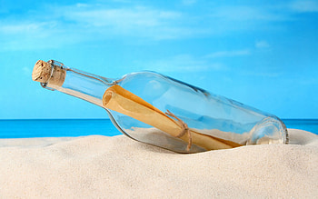Message in a Bottle, JavaScript module, ESM module loaders, Coding technique HD wallpaper