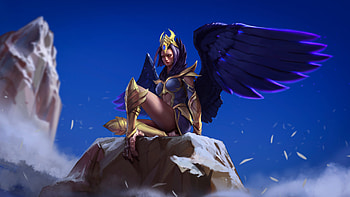 Winged Valkyrie, wings, warrior, artist, artwork, art, digital-art, artstation HD wallpaper