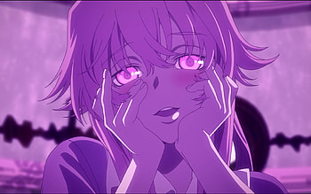 Gasai Yuno世界名画, Yuno Gasai, Anime, Mirai Nikki HD wallpaper