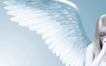 Art, Light, Light Coloured, Girl, Wings, Angel HD wallpaper
