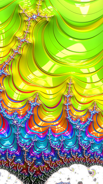 Trippy Psychedelic Fractal, Abstract, fractal HD phone wallpaper