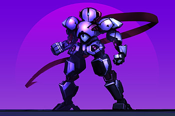 Giant robot, art HD wallpaper