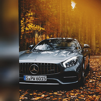 Mercedes, headlamp, avto car HD phone wallpaper