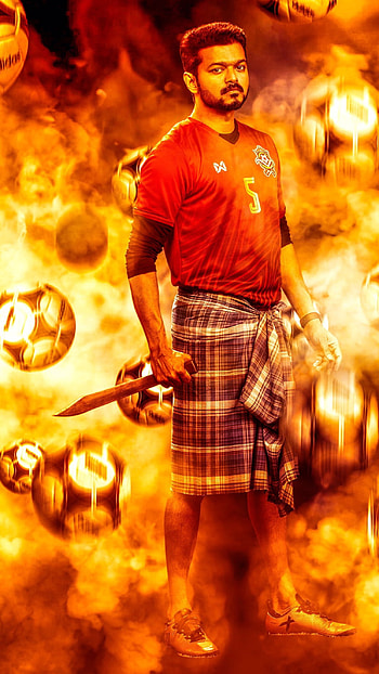 Vijay Mass, Thalapathy, South Actor HD phone wallpaper