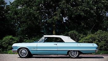 1963 Chevrolet Impala SS Convertible, Chevy, Car, Old-Timer, Convertible, Impala, SS, Chevrolet HD wallpaper