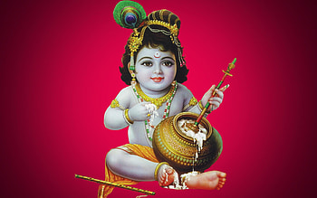 Shree Bal Gopal Bhagvan Full, Krishna Bhagwan HD wallpaper