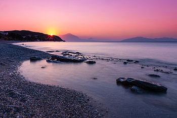 Sunrise At Faros , sunrise, nature, sky, ocean HD wallpaper
