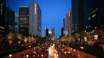 Lantern Festival, Seoul (Korea) HD wallpaper