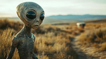 Epic Alien Encounter: A Stunning Experience, Sci Fi, alien encounter, alien, extraterrestrial, landscape HD wallpaper